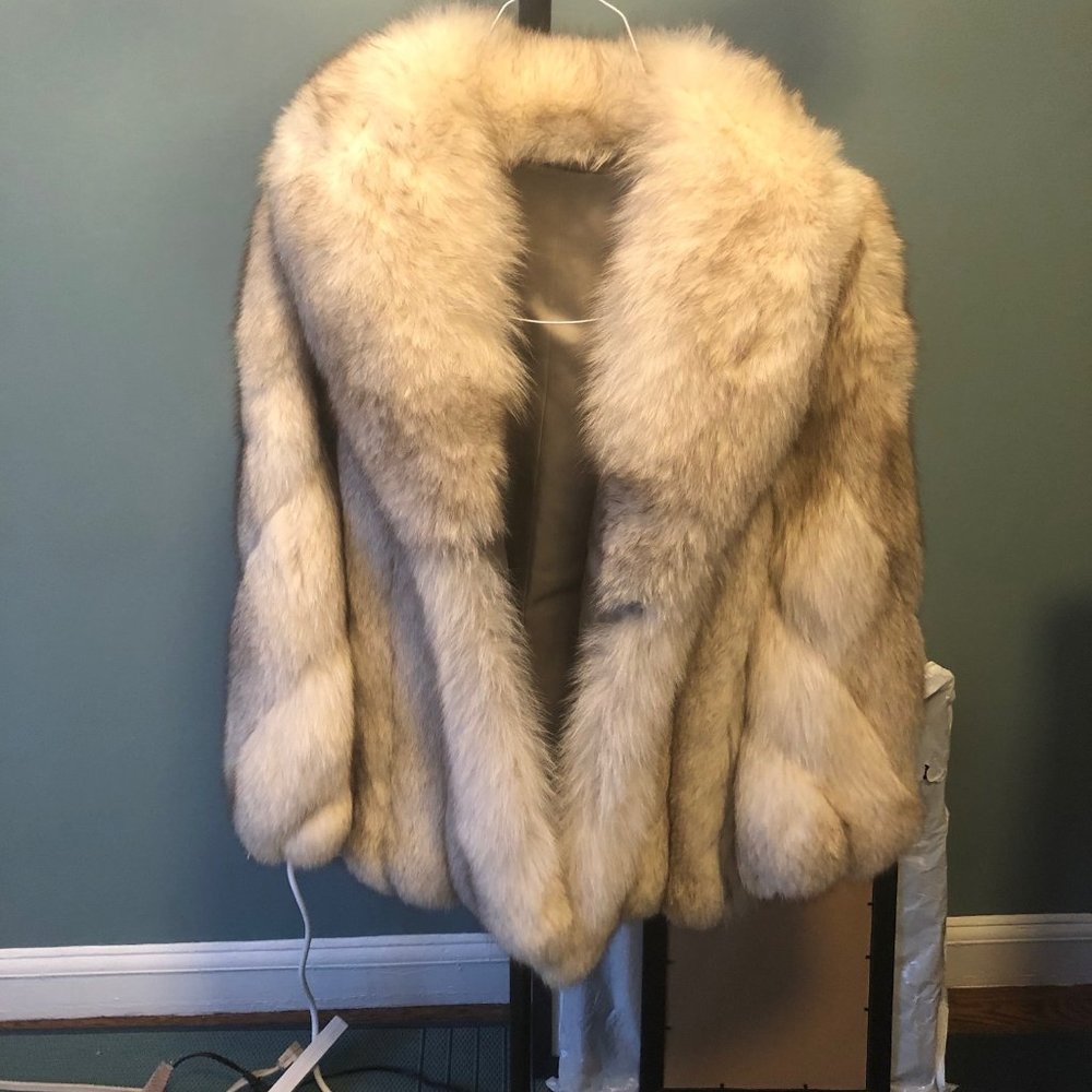 Fox Fur Coat in Perfect Condition